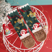 No Heel Parent-child Socks Warm Baby Socks