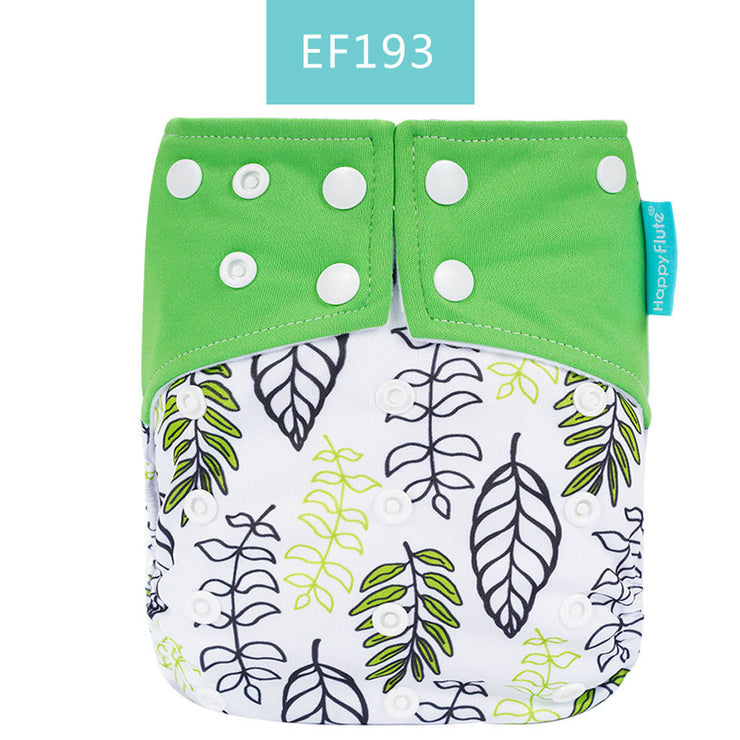 Happyflute Baby Cloth Diaper Waterproof Side