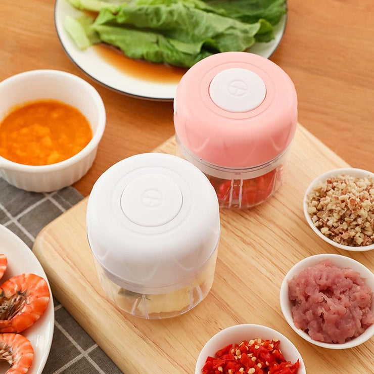 Electric Garlic Masher Wireless Home Meat Grinder Baby Food Machine Kitchen Blender