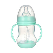 Wide Caliber PP Baby Bottle Anti-colic With Handle Straw