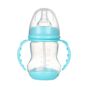 Wide Caliber PP Baby Bottle Anti-colic With Handle Straw