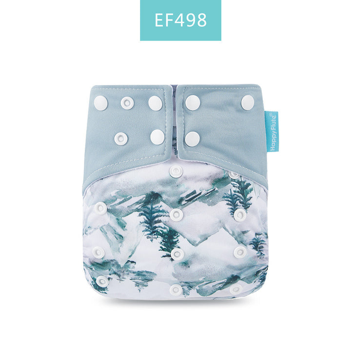 Happyflute Baby Cloth Diaper Waterproof Side