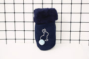 Suede Mittens Double Thickened To Keep Warm