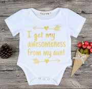 White Short Sleeve Baby Bodysuits