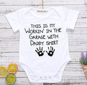 White Short Sleeve Baby Bodysuits