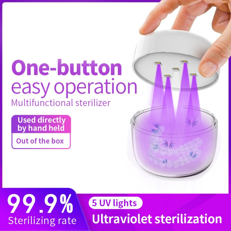 Oral Glasses Bottle Mouth Ultrasonic Ultraviolet Sterilizer
