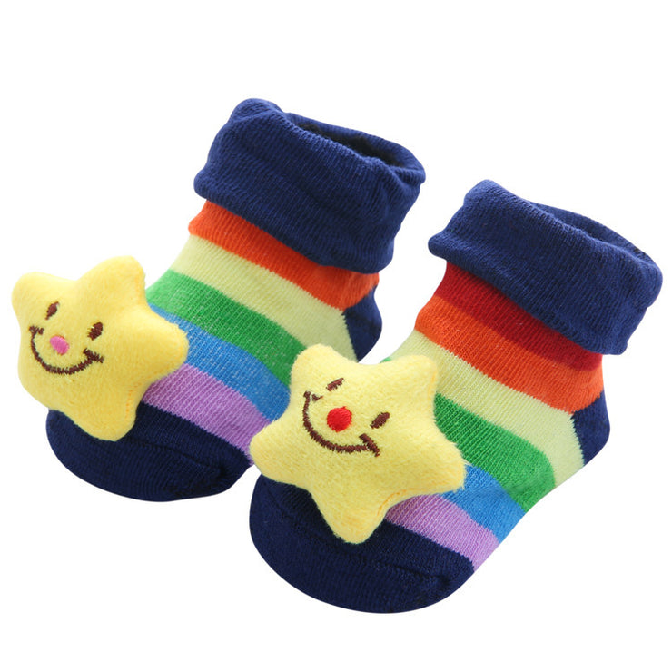 Cartoon Anti-Skid Baby Socks Doll Socks