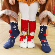 No Heel Parent-child Socks Warm Baby Socks