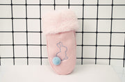 Suede Mittens Double Thickened To Keep Warm