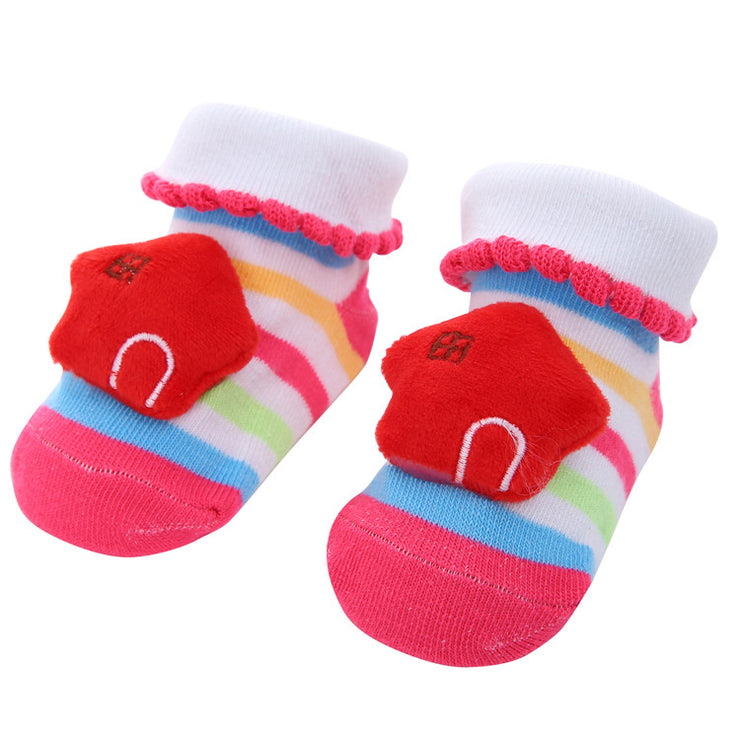 Cartoon Anti-Skid Baby Socks Doll Socks