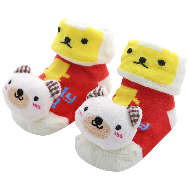 Cartoon Anti-Skid Baby Socks Doll Socks