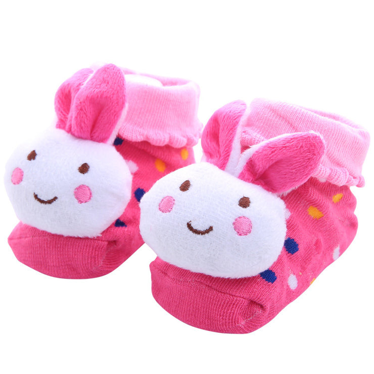 Cartoon Anti-Skid Baby Socks Doll Socks
