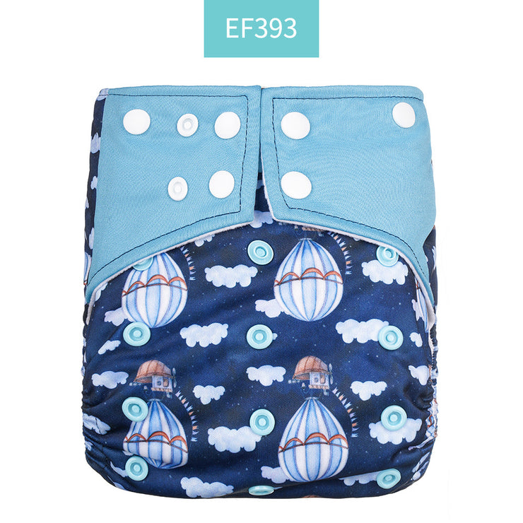 Happyflute Baby Cloth Diaper Waterproof Side