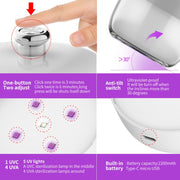 Oral Glasses Bottle Mouth Ultrasonic Ultraviolet Sterilizer
