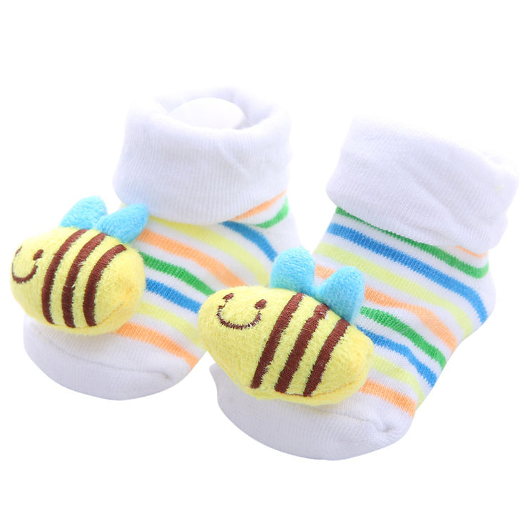 Cartoon Anti-Skid Baby Socks Doll Socks