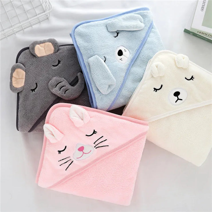 Toddler Baby Hooded Towels Newborn Kids Bathrob