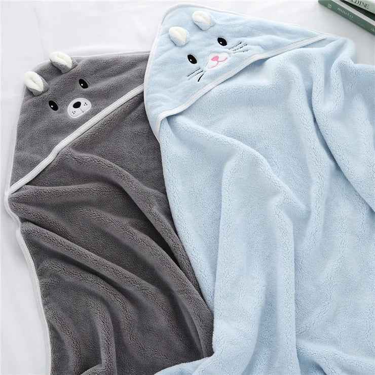 Toddler Baby Hooded Towels Newborn Kids Bathrob
