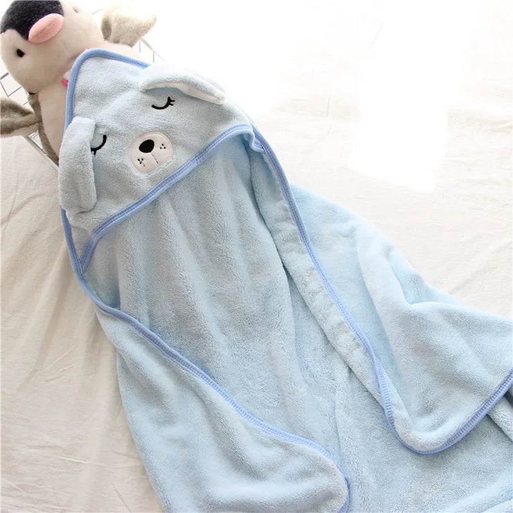 Toddler Baby Hooded Towels Newborn Kids Bathrob