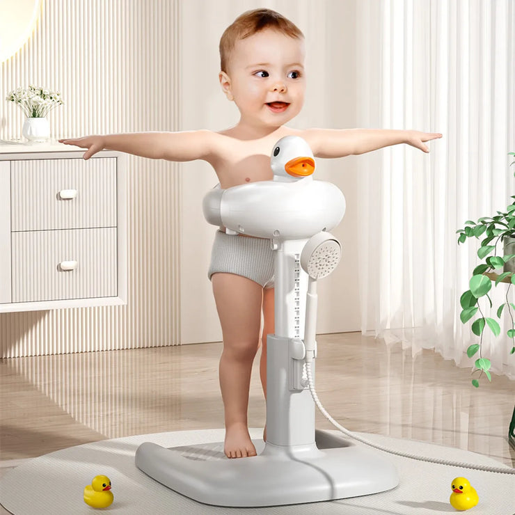 Foldable Baby Bath Support Adjustable Baby Shower