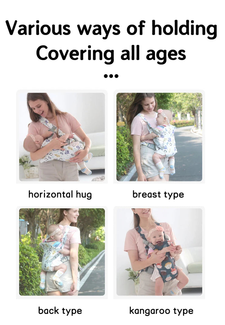 0-36 Months Ergonomic Baby Carrier Lightweight