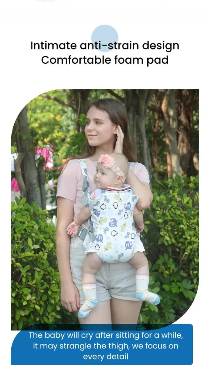 Baby Carrier Front Carry Horizontal Waist Stool Adjustable Ergonomic