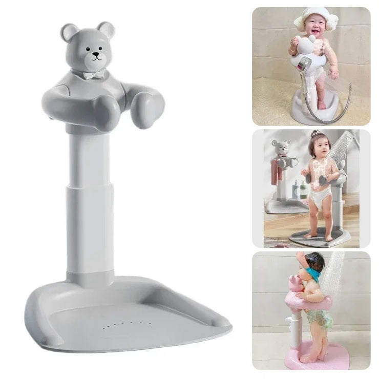 Portable Baby Standing Bath Rack Shower