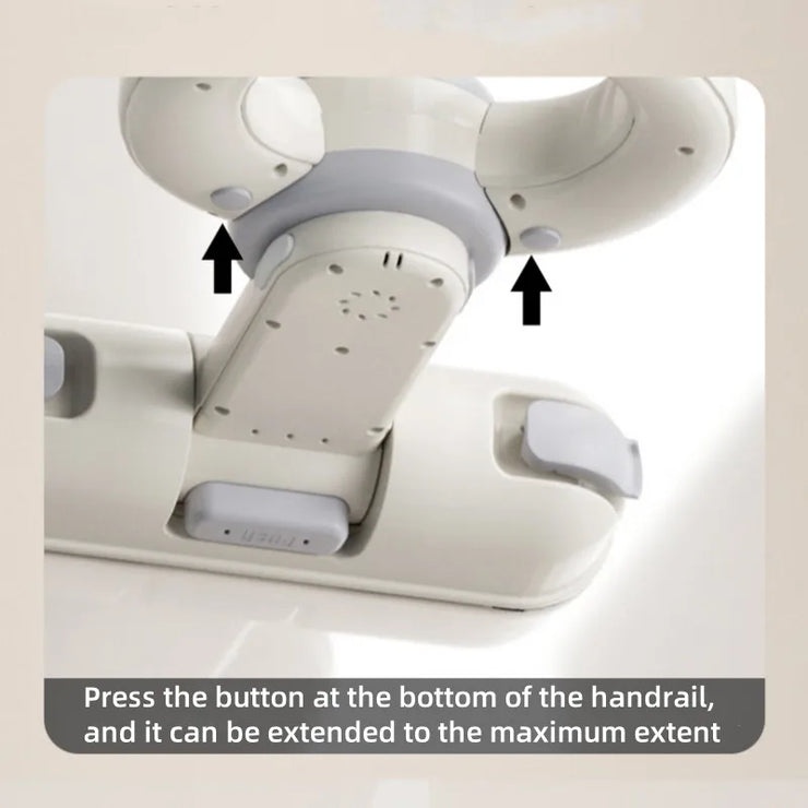 Wall-mounted bath stand