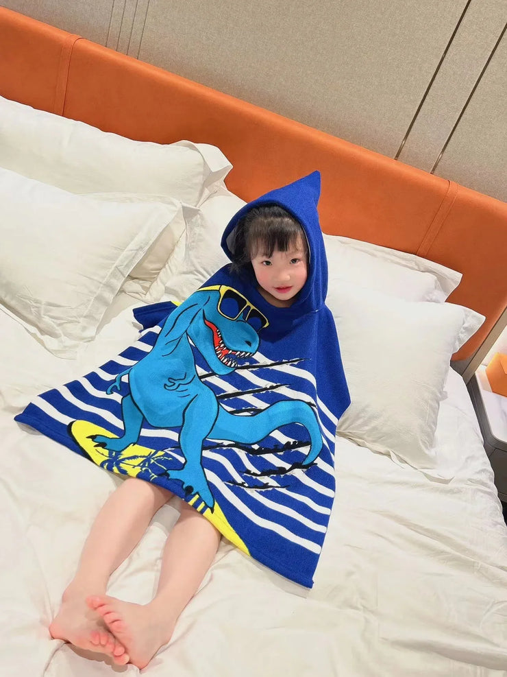 Baby Bath Towel Kids Beach Towel with Hood Boys Girls Hooded