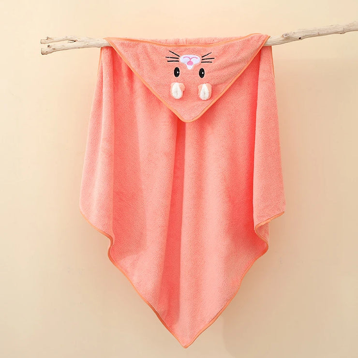 Super Soft Bath Towel Blanket Warm Sleeping Swaddle Wrap for Infant Boys Girls