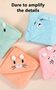 Toddler Baby Hooded Towels