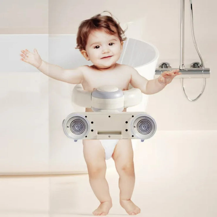 Wall-mounted bath stand