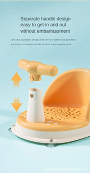 Children's Shower Seat Portable Shower Stand for Newborns