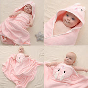 Baby Hooded Bath Towels Cartoon Animal