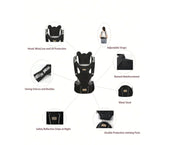 Baby Carrier, 6-in-1 Baby Carrier