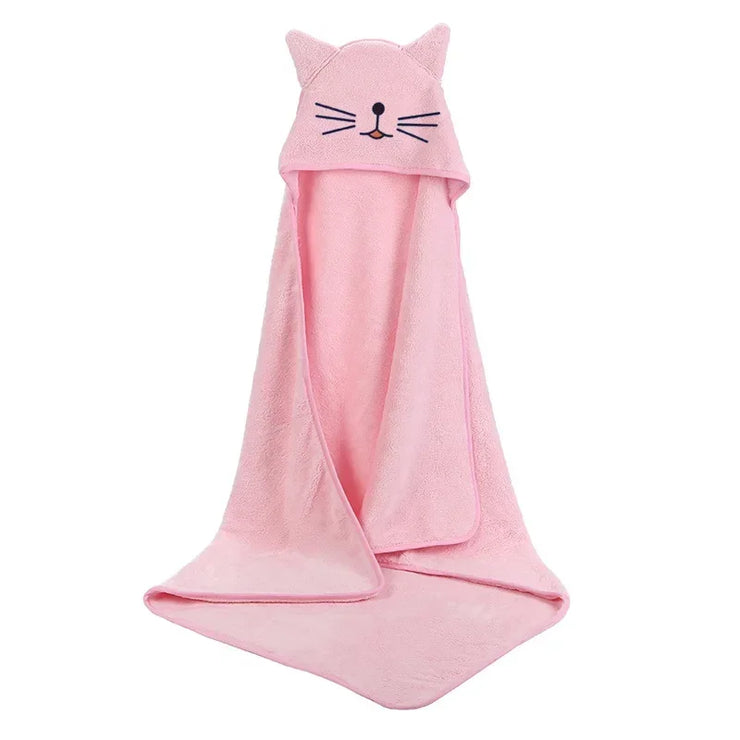 Super Soft Bath Towel Blanket Warm Sleeping Swaddle Wrap for Infant Boys Girls