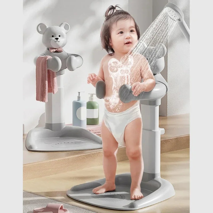 Portable Baby Standing Bath Rack Shower