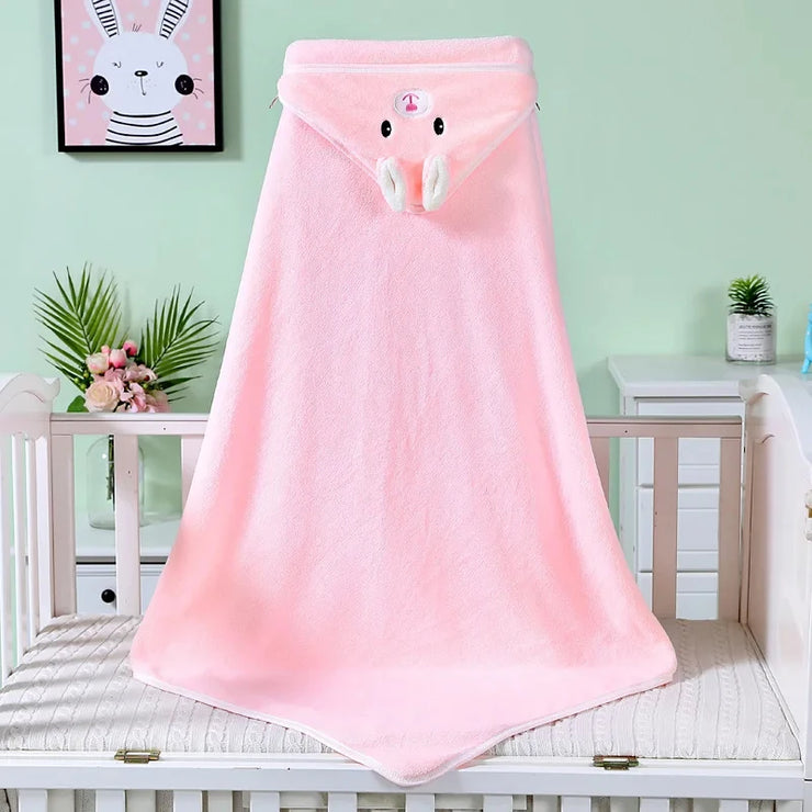 Baby Hooded Bath Towels Cartoon Animal