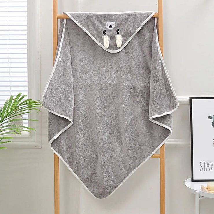 Super Soft Bath Towel Blanket Warm Sleeping Swaddle Wrap for Infant Boys Girls