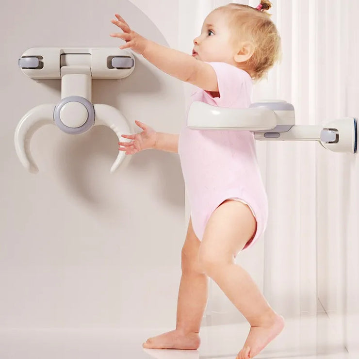 Wall-mounted bath stand