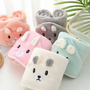 Super Soft Bath Towel Blanket Warm Sleeping Swaddle Wrap for Infant Boys Girls