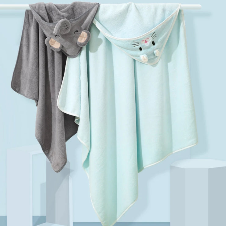Super Soft Bath Towel Blanket Warm Sleeping Swaddle Wrap for Infant Boys Girls