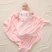 Super Soft Bath Towel Blanket Warm Sleeping Swaddle Wrap for Infant Boys Girls
