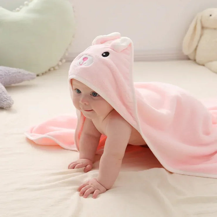 Baby Hooded Bath Towels Cartoon Animal