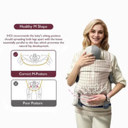 Ergonomic Baby Carrier - Comfortable Lightweight,