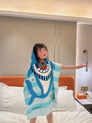 Baby Bath Towel Kids Beach Towel with Hood Boys Girls Hooded