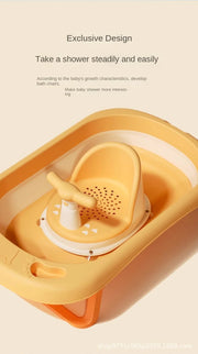 Children's Shower Seat Portable Shower Stand for Newborns