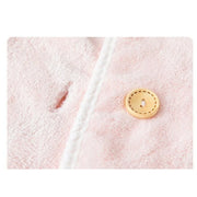 Kids Cape Bath Towel Cartoon Soft Coral