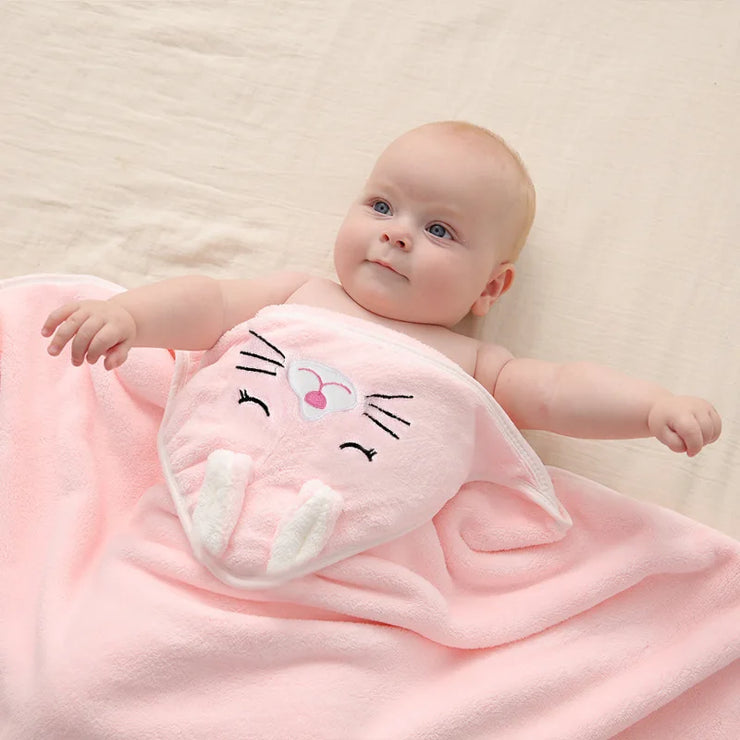 Super Soft Bath Towel Blanket Warm Sleeping Swaddle Wrap for Infant Boys Girls