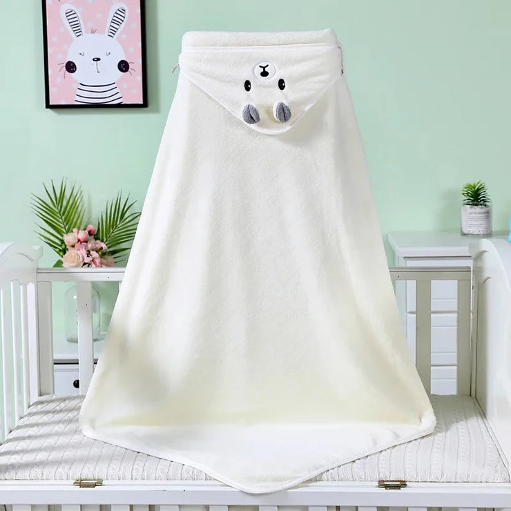 Baby Hooded Bath Towels Cartoon Animal