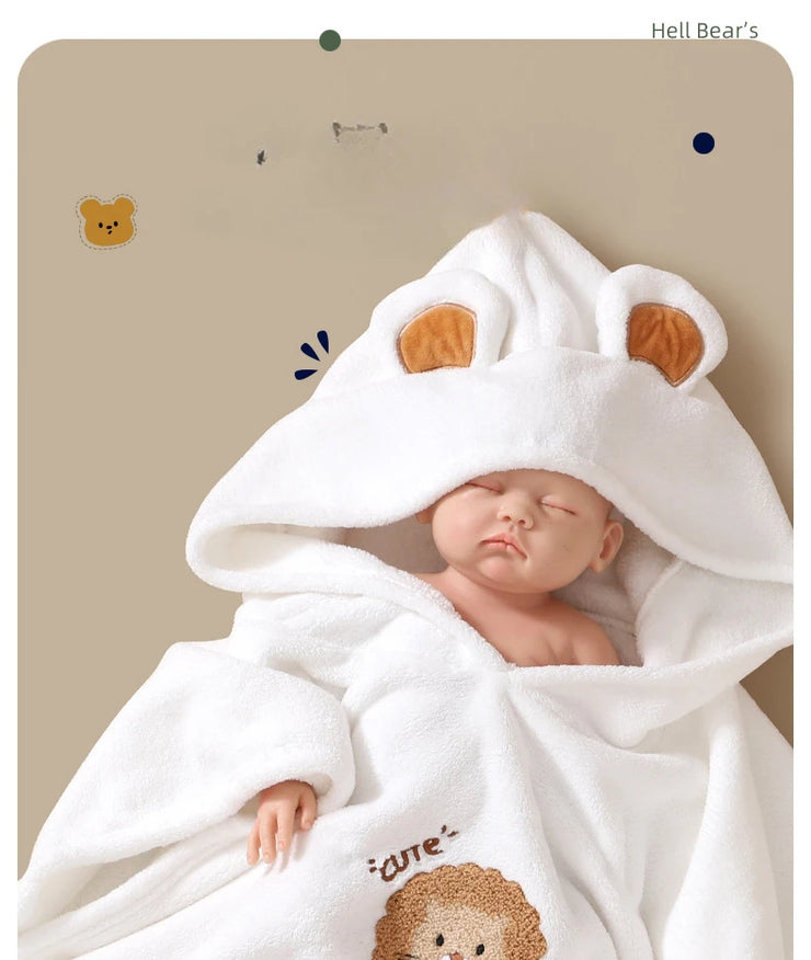 Baby Hooded Bath Towel for Toddler Newborn